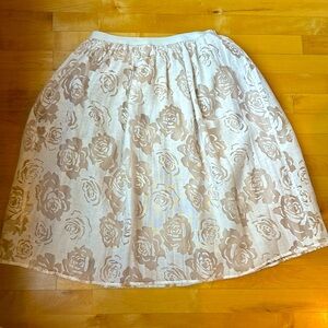 Ivory Rose Midi Skirt
